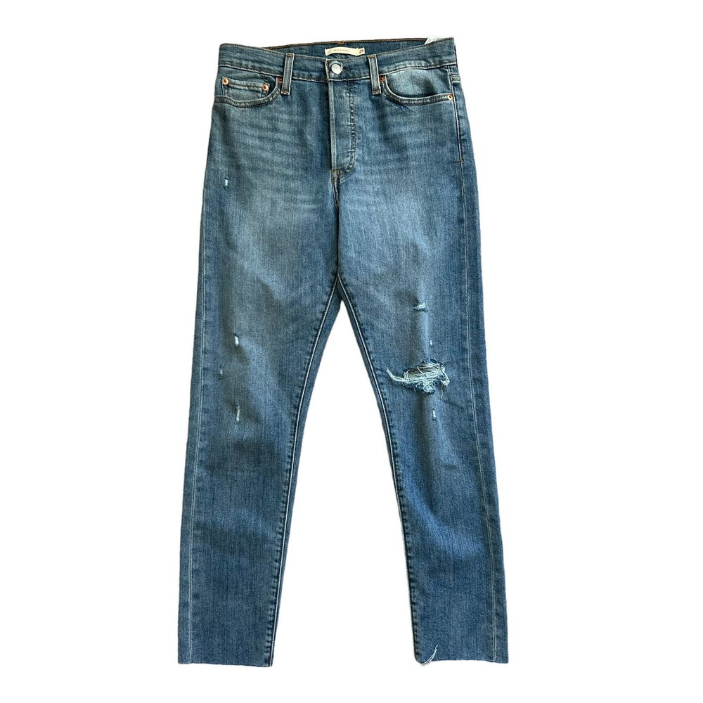 Levi’s womens distressed wedgie skinny jean size 29